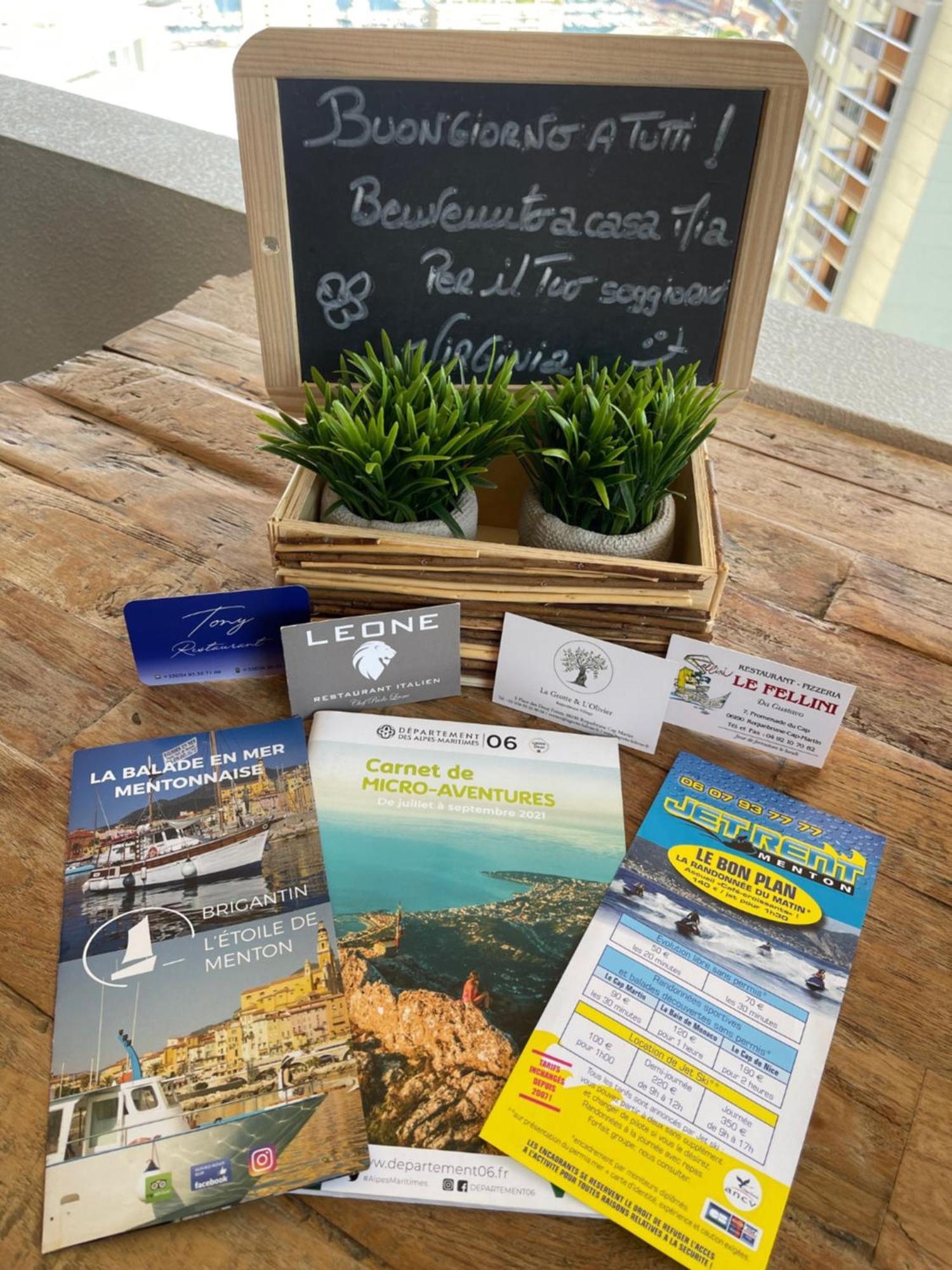 Location Saisonniere Menton 220 M Des Plages 外观 照片